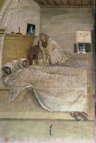 The Life of St. Benedict (detail) by L. and Sodoma, G. Signorelli